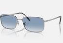 RB3717 / Polished Silver/Blue(003/3F) / 57-18-145
