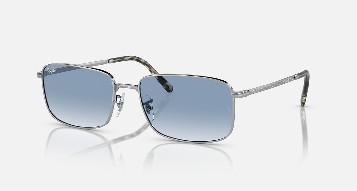 RB3717 / Polished Silver/Blue(003/3F) / 57-18-145