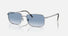 RB3717 / Polished Silver/Blue(003/3F) / 57-18-145