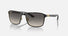 RB3721 / Polished Black On Gold/Grey(187/11) / 59-17-145