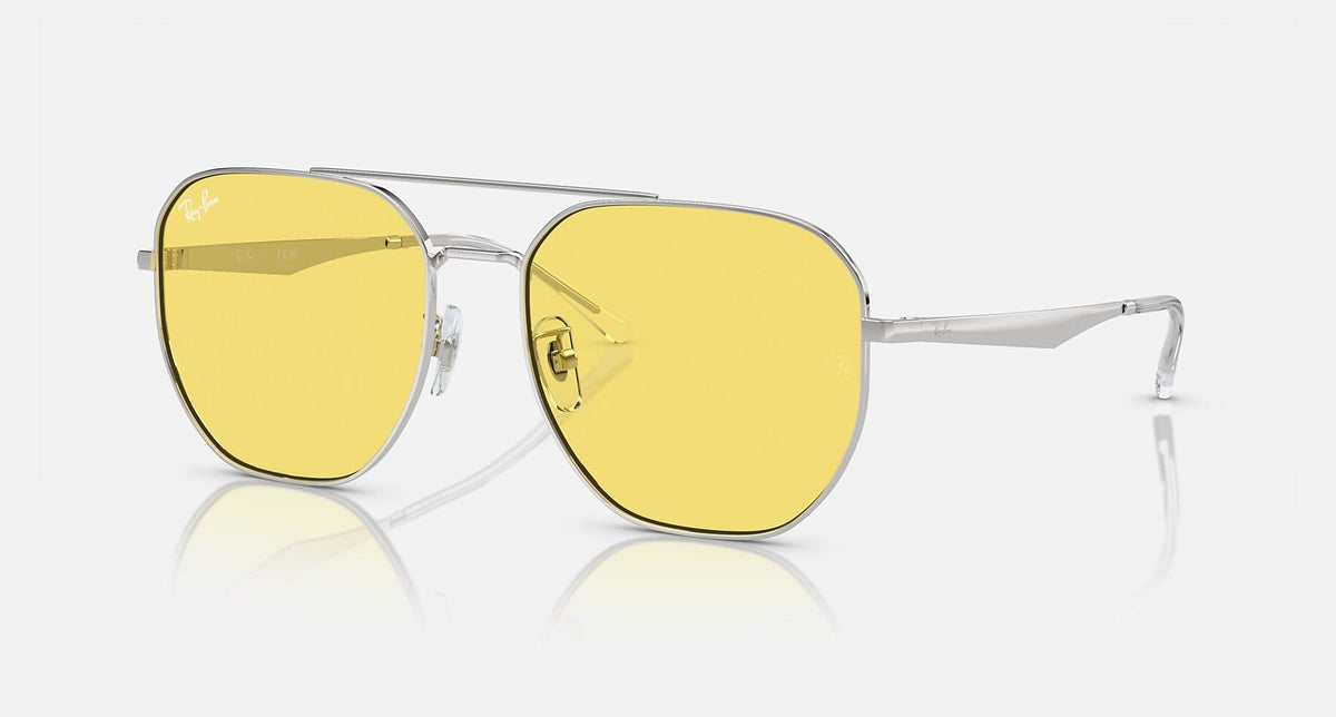RB3724D / Polished Silver/Yellow(003/85) / 59-18-145