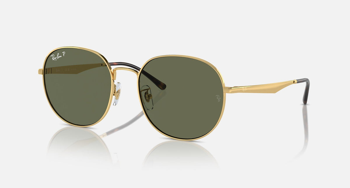 RB3727D / Polished Arista Gold/Dark Green Polarized(001/9A) / 57-19-145