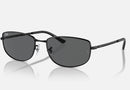 RB3732 / Polished Black/Gris oscuro(002/B1) / 56-18-145