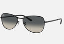 RB3733 / Polished Black/Grey(002/71) / 56-17-145