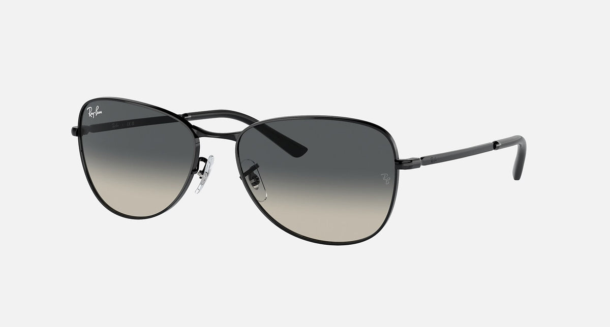 RB3733 / Polished Black/Grey(002/71) / 56-17-145