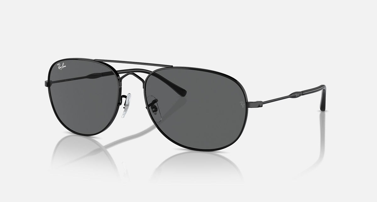 RB3735 / Polished Black/Dark Grey(002/B1) / 57-17-140