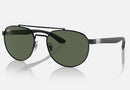 RB3736CH / Polished Black/Dark Green(002/71) / 56-19-145