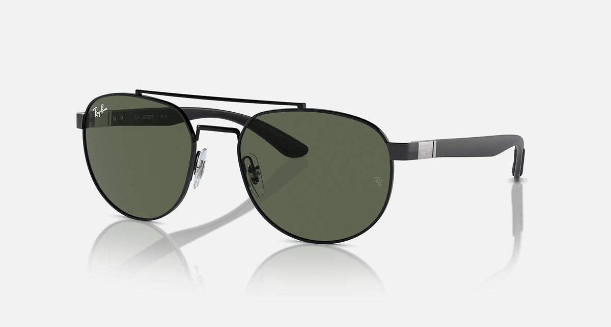 RB3736CH / Polished Black/Dark Green(002/71) / 56-19-145