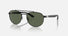 RB3736CH / Polished Black/Dark Green(002/71) / 56-19-145