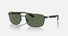 RB3737 / Polished Black/Dark Green(002/71) / 60-18-145
