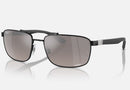 RB3737CH / Polished Black/Grey Polarized+(002/5J) / 60-18-145