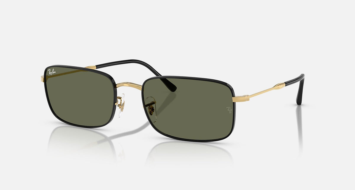 RB3746 / Polished Black On Arista/G-15 Green Polarized(927158) / 56-20-145