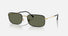RB3746 / Polished Black On Arista/G-15 Green Polarized(927158) / 56-20-145