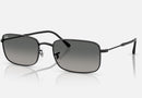 RB3746 / Polished Black/Gradient Grey(002/71) / 56-20-145