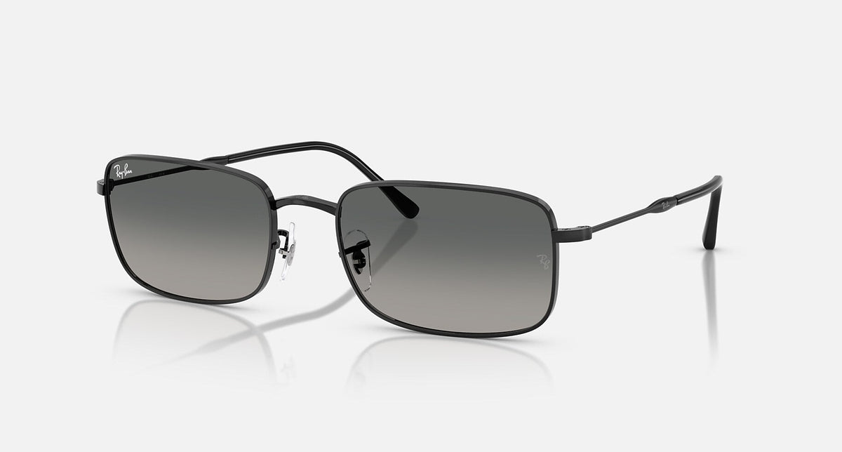 RB3746 / Polished Black/Gradient Grey(002/71) / 56-20-145