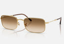 RB3746 / Polished Arista Gold/Clear Gradient Brown(001/51) / 56-20-145