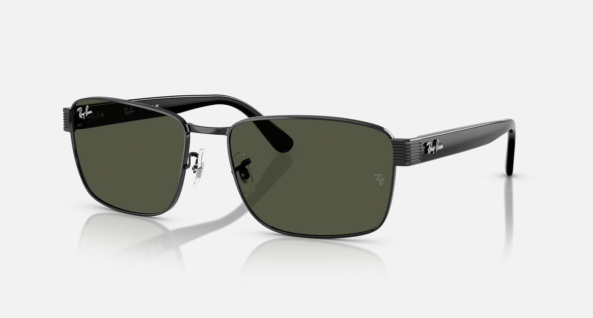 RB3750 / Polished Black/G-15 Green(002/31) / 59-18-145