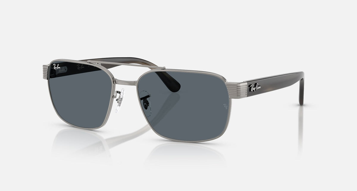 RB3751 / Polished Gunmetal/Blue(004/R5) / 58-17-145
