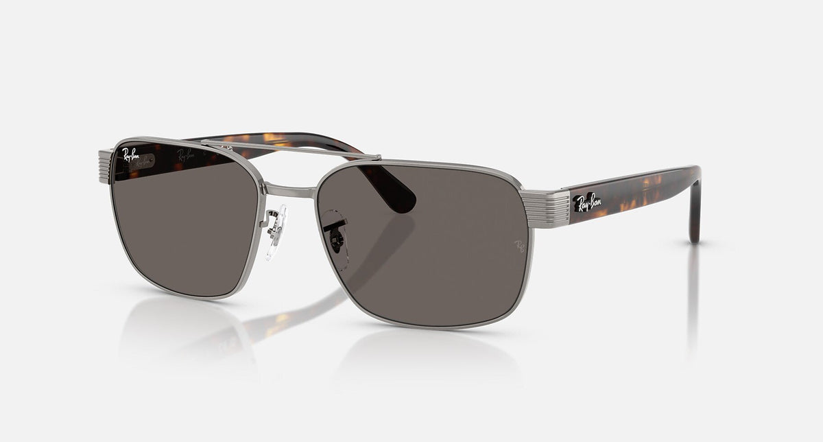 RB3751 / Polished Gunmetal/Dark Grey(004/B1) / 58-17-145