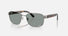 RB3751CH / Polished Gunmetal/Polarized+ Light Blue(004/3R) / 58-17-145