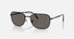 RB3755 / Polished Black/Dark Grey(002/B1) / 59-19-145
