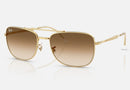 RB3755 / Polished Arista Gold/Clear Gradient Brown(001/51) / 59-19-145