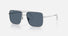 RB3758 / Polished Silver/Blue Polarized(003/2V) / 56-16-145