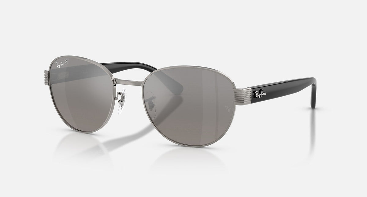 RB3766CH / Polished Gunmetal/Mirror Silver Polarized+(004/5J) / 54-20-145