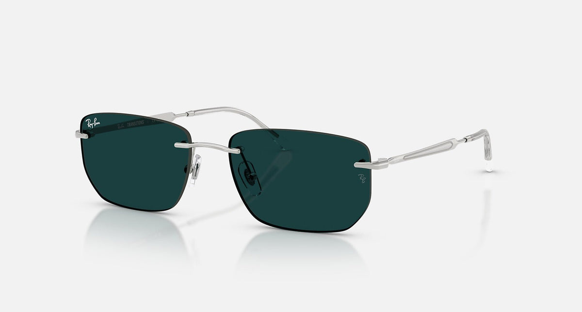 RB3768 / Polished Silver/Emerald(003/M1) / 56-17-145