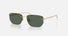 RB3768 / Polished Arista Gold/Dark Green(001/71) / 56-17-145