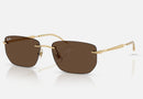 RB3768 / Polished Arista Gold/Dark Brown(001/73) / 56-17-145