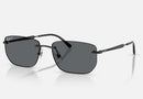 RB3768 / Polished Black/Dark Grey Polarized(002/81) / 56-17-145