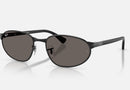 RB3777 / Polished Black/Dark Grey(002/B1) / 56-19-140