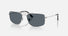 RB3779 / Polished Gunmetal/Blue(004/R5) / 56-18-140