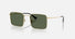 RB3782 / Polished Pale Gold/Dark Green Polarized(92139A) / 50-20-145
