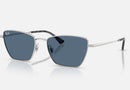RB3783 / Polished Silver/Dark Blue(003/80) / 53-18-145