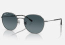 RB3809 / Polished Gunmetal/Blue Polarized(004/S3) / 53-20-145