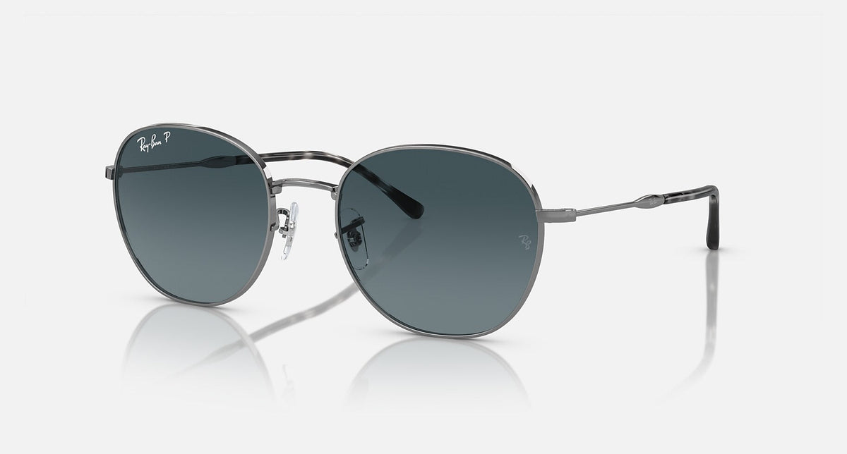 RB3809 / Polished Gunmetal/Blue Polarized(004/S3) / 53-20-145