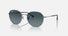 RB3809 / Polished Gunmetal/Blue Polarized(004/S3) / 53-20-145