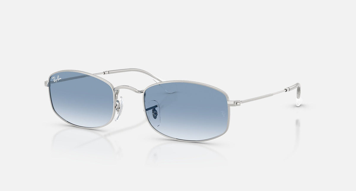 RB3832 / Polished Silver/Clear Gradient Blue(003/3F) / 52-21-145