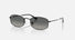 RB3832 / Polished Black/Gradient Grey(002/71) / 52-21-145