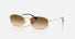 RB3832 / Polished Arista Gold/Clear Gradient Brown(001/51) / 52-21-145