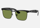 RB3875 / Matte Black/Green(006/4E) / 53-18-145