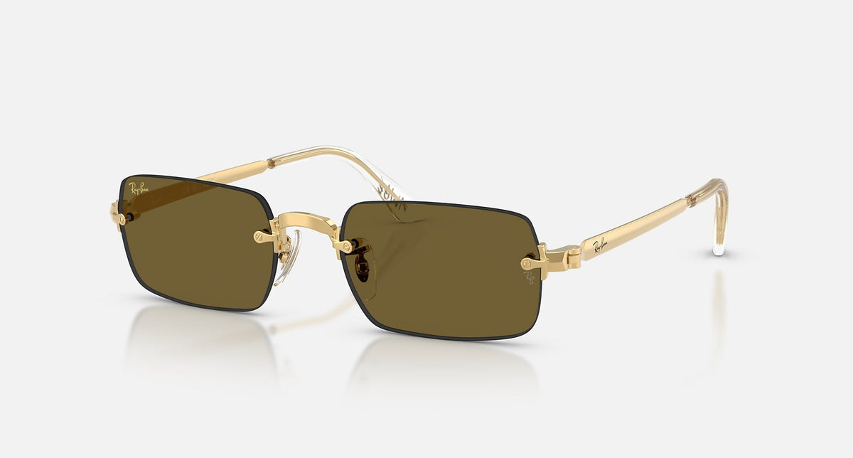 RB3928 / Polished Arista Gold/Dark Brown(001/73) / 54-20-145