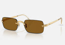 RB3928 / Polished Arista Gold/Dark Brown Polarized(001/83) / 54-20-145