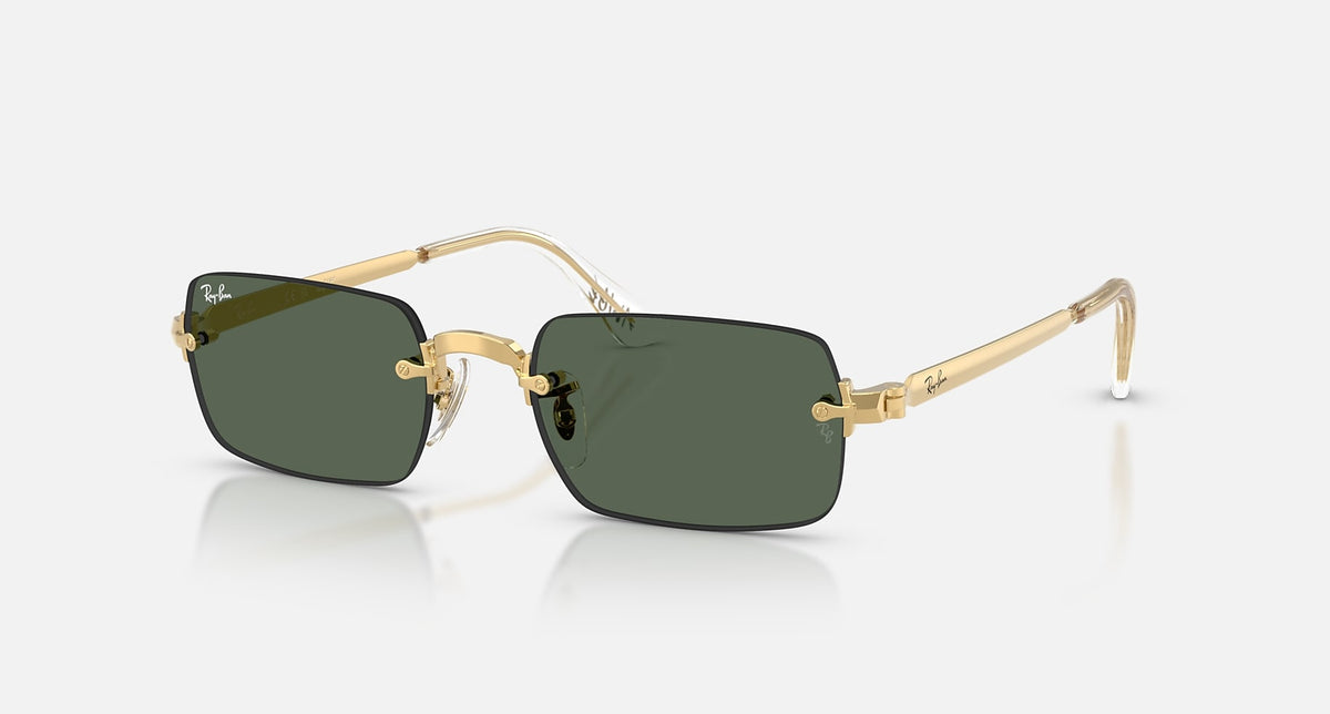 RB3928 / Polished Arista Gold/Dark Green(001/71) / 54-20-145