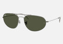 RB3945 / Polished Gunmetal/Green(004/31) / 60-18-140