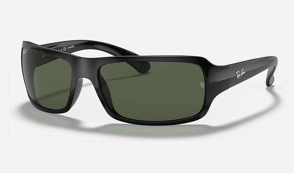 RB4075 Ray-Ban® / Black/Polarized Green Classic G-15(601/58) / 61-16-130