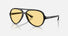 RB4125 / Polished Black/Yellow(601/R6) / 59-13-140
