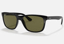 RB4181 / Polished Black/G-15 Green Polarized(601/9A) / 57-16-145